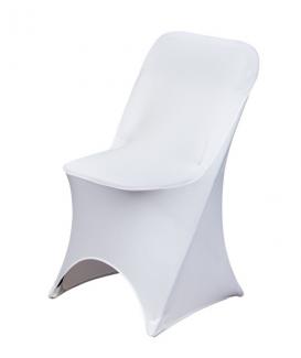 Spandex White wedding folding chair covers 