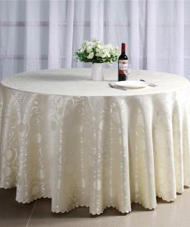 Polyester restaurant le jacquard francais tablecloth supplier