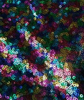 Shine color african sequins embroidery lace fabric