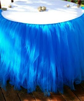 Party/wedding/events curly willow tulle tutu table skirt