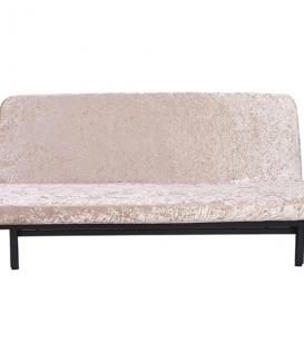 Crushed velvet armless loverseat sofa cover couch cover slipcover
