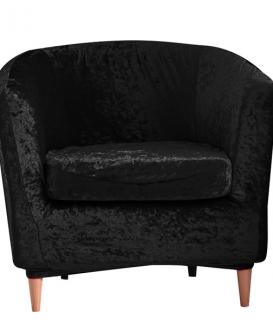 Black stocksund swivel chair cover 
