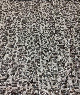 New style neon eggplant camo sequin fabric for clothes
