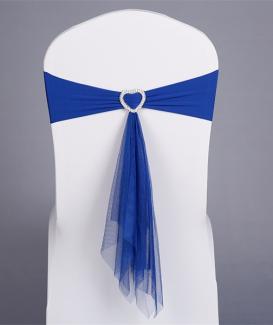 Chiffon organza chair sashes for wedding wholesale