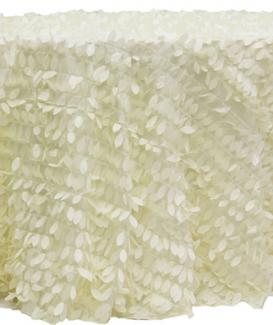 70/90/108/120inches Ivory/white/green taffeta round/oval linen large wedding tablecloths