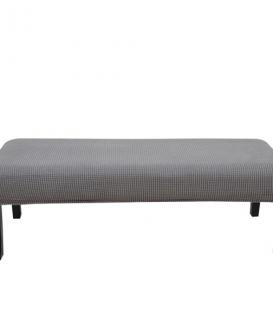 Stretch dining table room bench seat banquette cushion  seat covers textured fabric made
