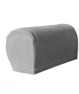 Sofa couch arm covers protectors textured velvet fabric 
