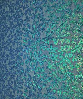 Green sequin glitter fabric cloth material 