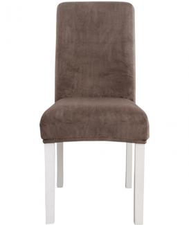 Spandex velvet dining living room armless accent chair back slipcover for chair and a half