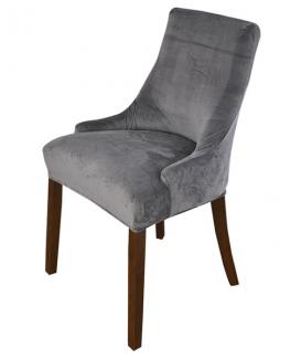 Velvet wing tufted chair cover