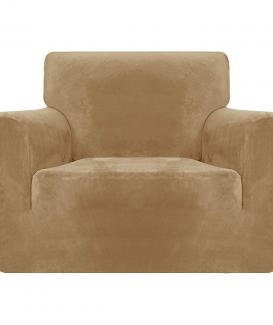 Yellow colour 1 seater sofa cover